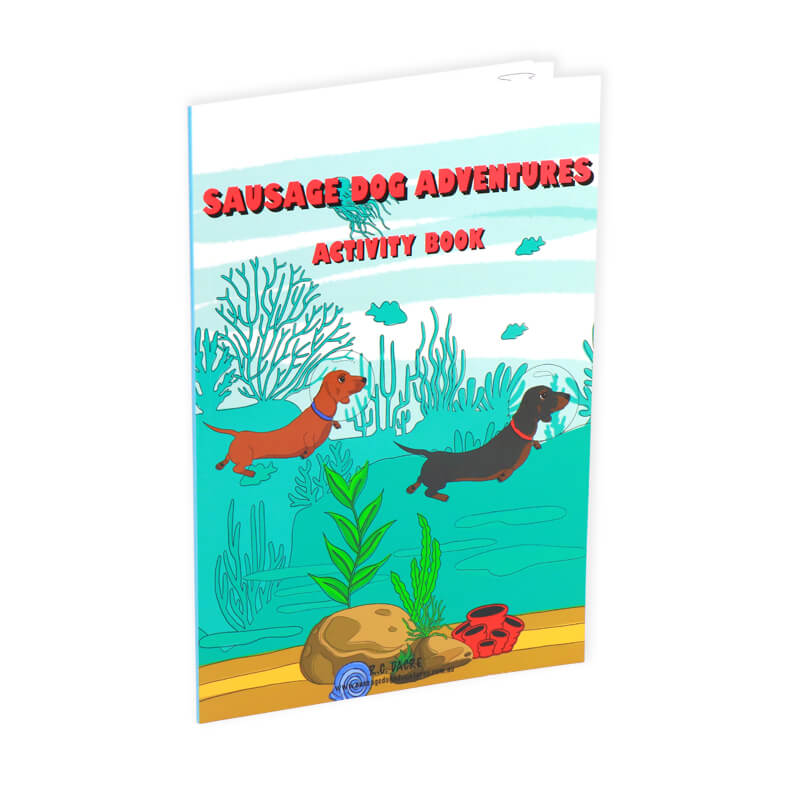 Printed Softcover Coloring and Activity Book for Kids Educational