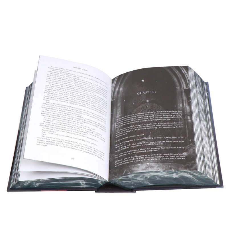 Special Edition Hardcover Book with Stenciled Edges and Foiling