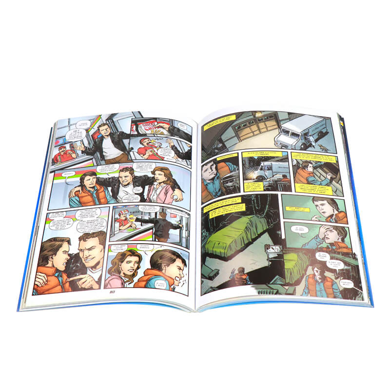 Full Color Art Comic Printing Softcover Kids Manga Book Manufacturer