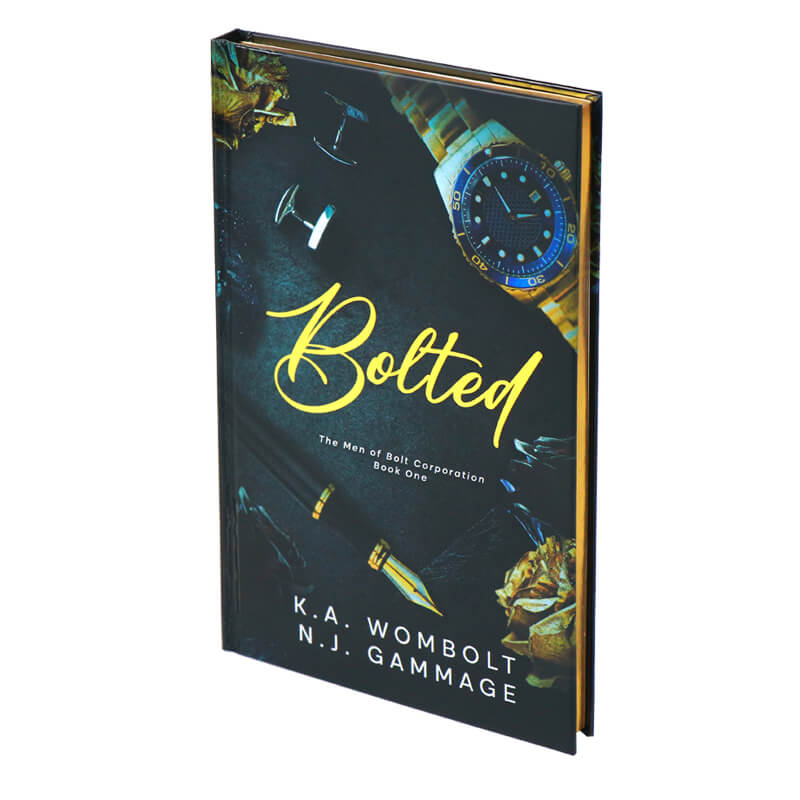 Foil Stamped Hardcover Fiction with Spot UV on Cover and Gilded Edges