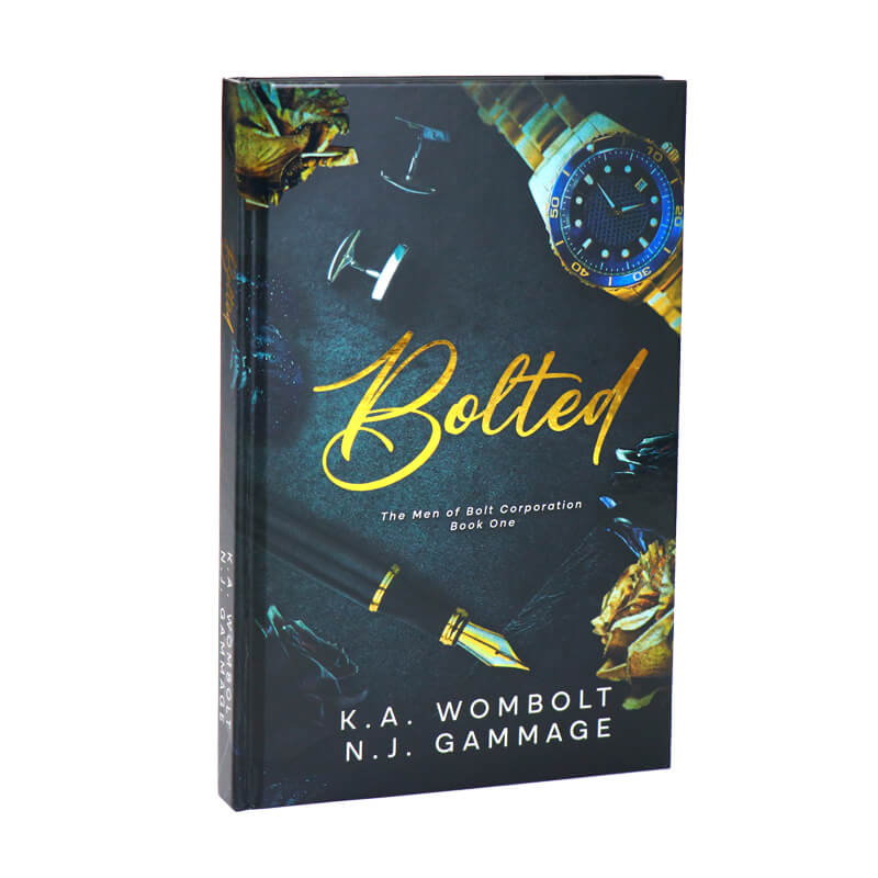 Foil Stamped Hardcover Fiction with Spot UV on Cover and Gilded Edges