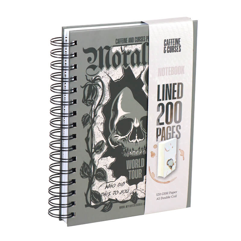 Double Coil Journal Personalized 200 Pages Spiral Notebook Printing