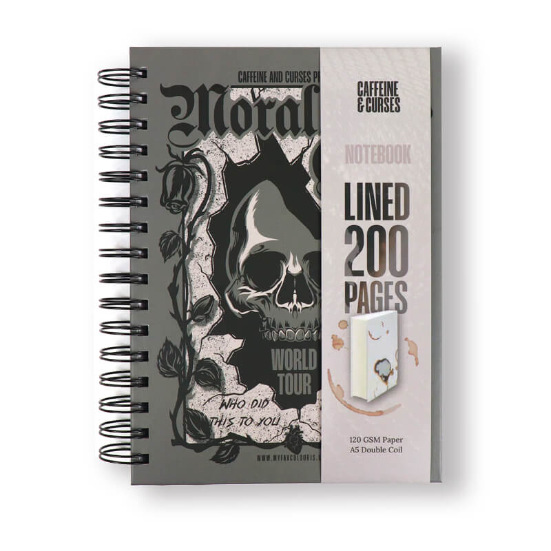 Double Coil Journal Personalized 200 Pages Spiral Notebook Printing