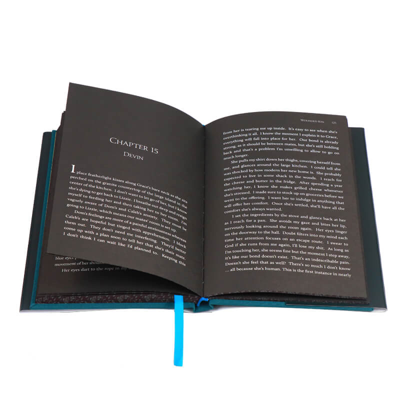 Hardcover Books with Gold Paper Endpapers, Sprayed Edges and Foiled Dust Jackets