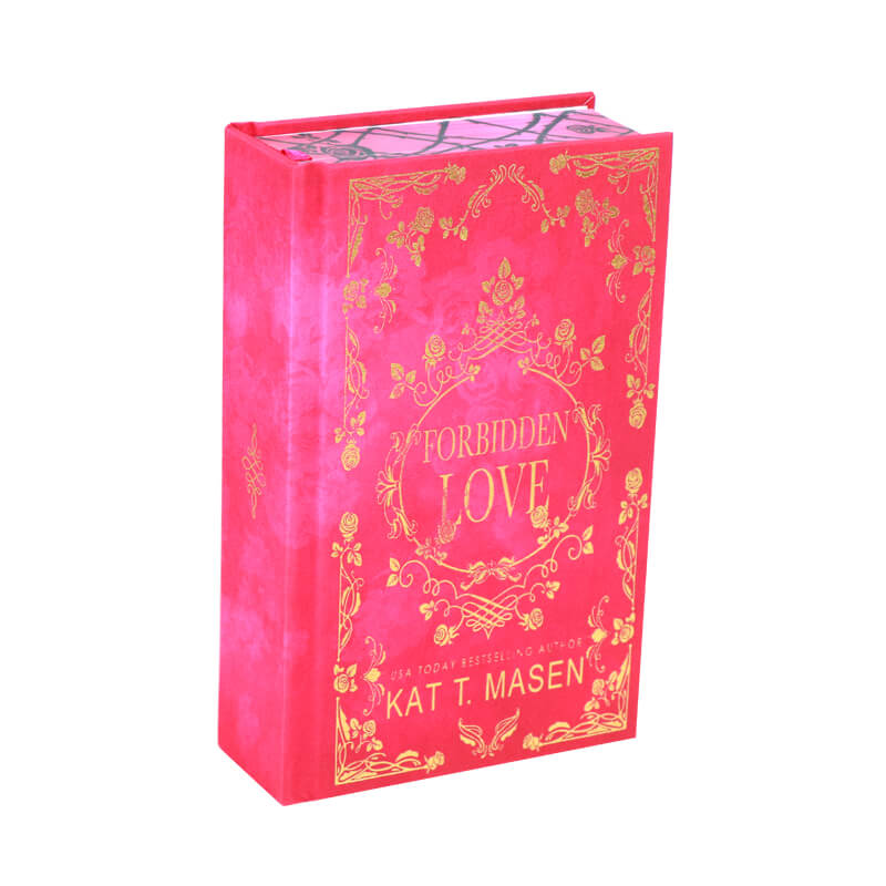 Special Hardback Book Printing with Gold Foil on Cover and Stenciled Edges