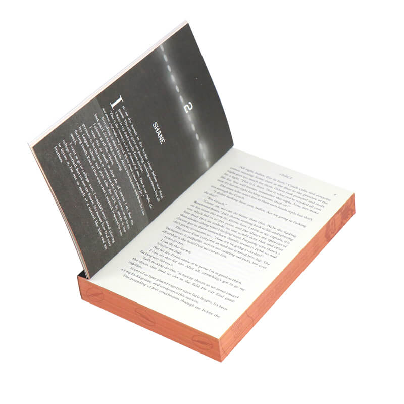 5*8 Inch Paperback Book with Foil on Cover and Sprayed Edges