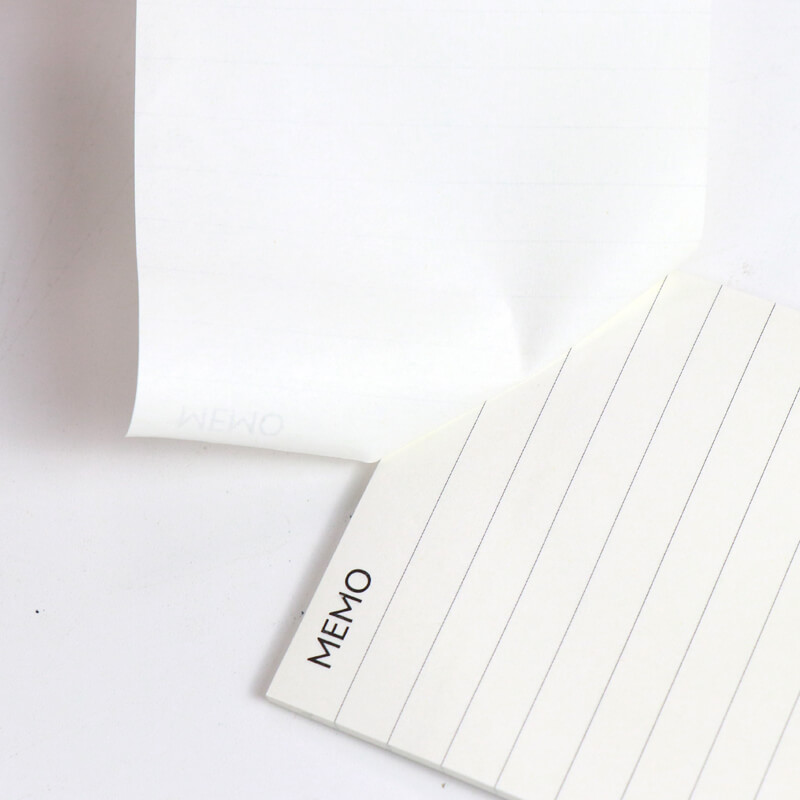 Self Adhesive Sticky Pad Custom Logo Printing 20 Sheets Memo Pad