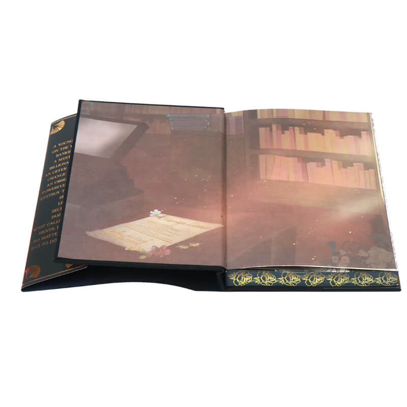 Hardback Book Printing with Sprayed Edges and Foil Dust Jackets