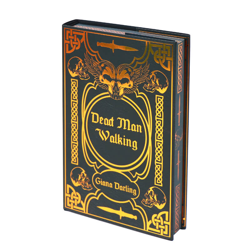 Hardcover Book Printing with Sprayed Edges, Foiled Dust Jackets and Foiled Endpapers