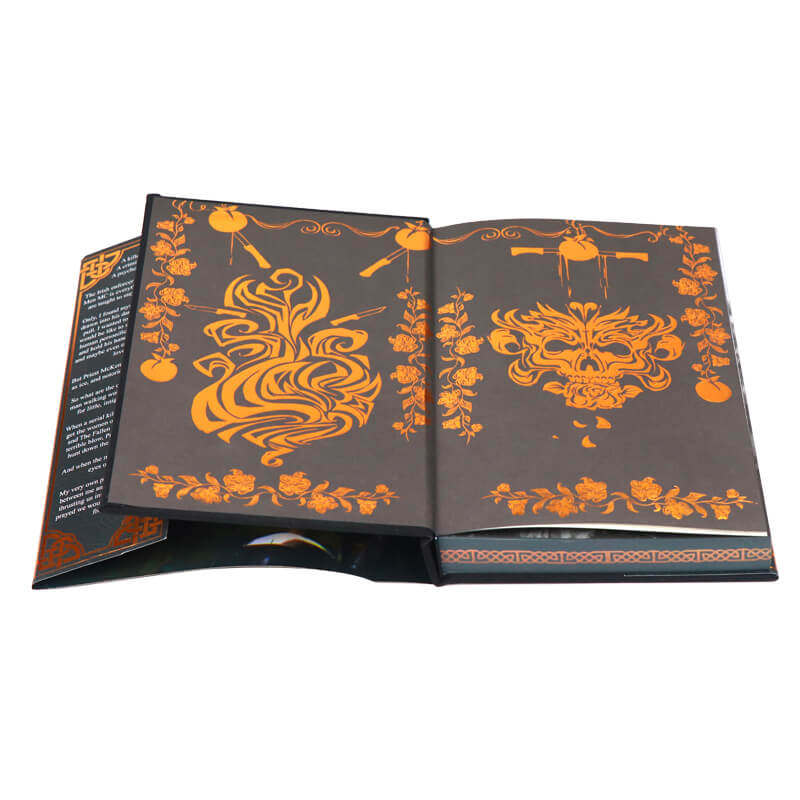 Hardcover Book Printing with Sprayed Edges, Foiled Dust Jackets and Foiled Endpapers