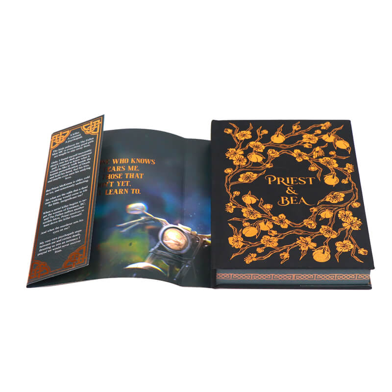 Hardcover Book Printing with Sprayed Edges, Foiled Dust Jackets and Foiled Endpapers