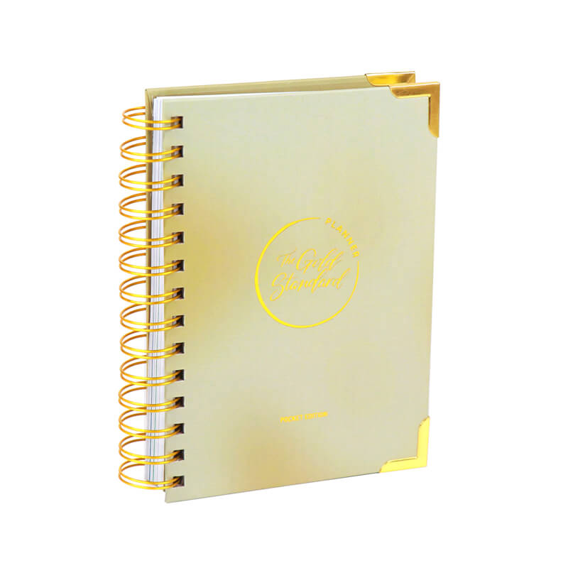 Custom A5 Hardcover Spiral Journal Printing Daily Weekly Planner