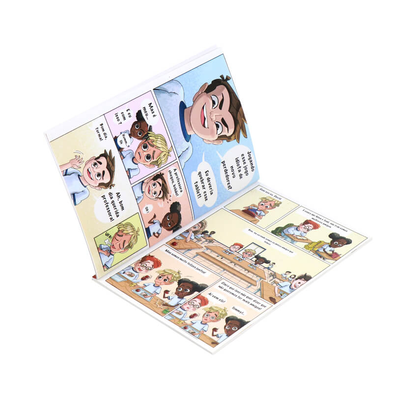 Full Color Printing Kids Adults Softcover Comic Book Manufacturer