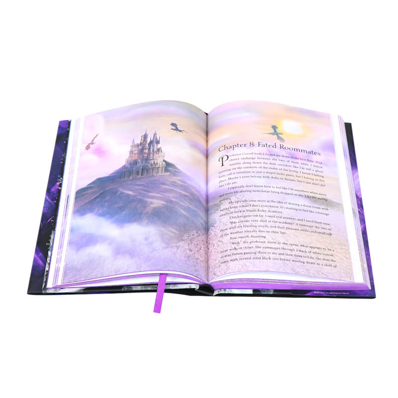 Hardcover Books with Holographic Foil Stamping on Dust Jacket and  Sprayed Edges