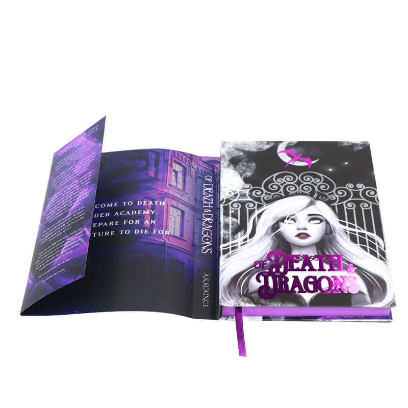 Hardcover Books with Holographic Foil Stamping on Dust Jacket and  Sprayed Edges