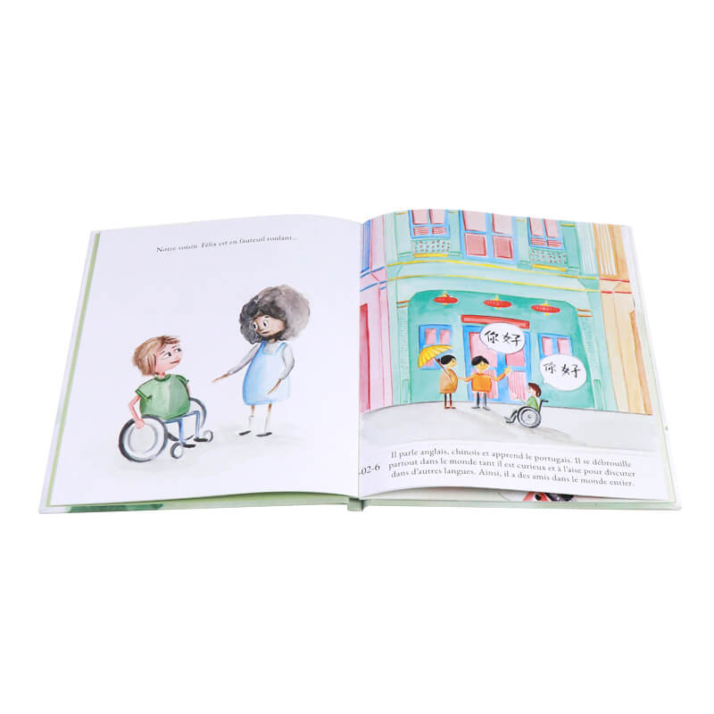 Book Printing Services Full Color Hardcover Childrens Story Book