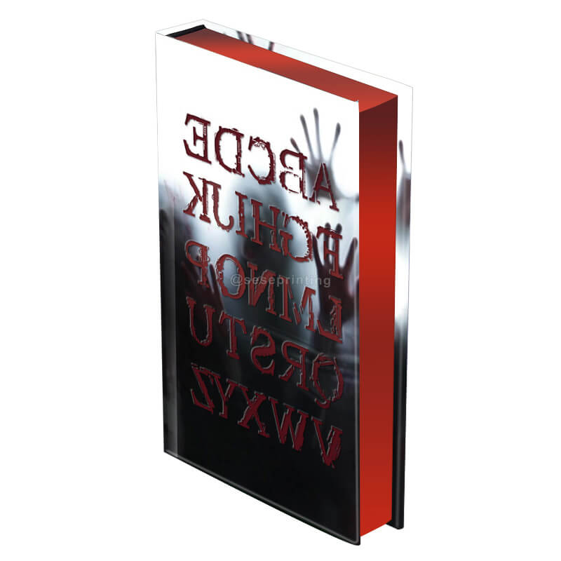 Printed Special-Edition Hardcover Fiction Novel with Sprayed Edges