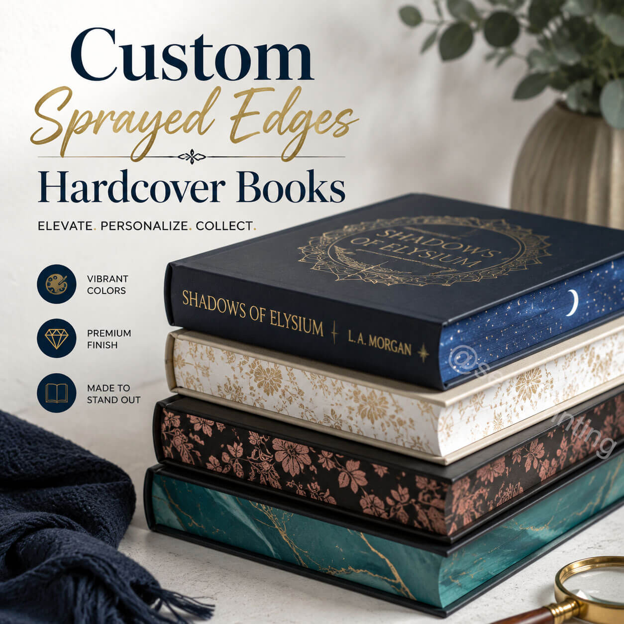 Custom Sprayed Edges: Transforming Ordinary Hardcovers into Collectors Items