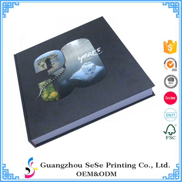 Customise made Hardcover Full Color UV printing art book