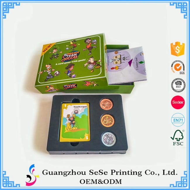 Wholesale Colorful Cheap Custom Playing Card Game Set Printing