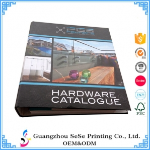 Catalog Supplier Custom spiral binding cheap catalog printing in china