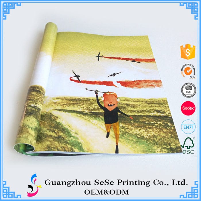 Catalog Supplier Custom Saddle binding cheap catalog printing in china (2)