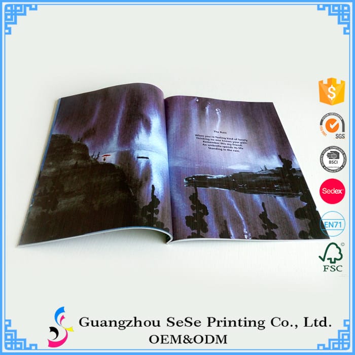 Catalog Supplier Custom Saddle binding cheap catalog printing in china (4)