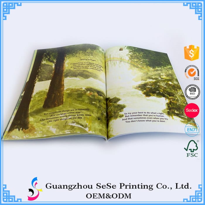 Custom Full color cheap popular adult magazine book printing
