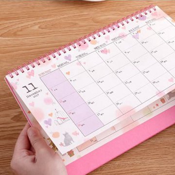 Wholesale cheap new design office desktop calendar