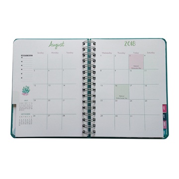 Organizer Planner Agenda Twin-Wire Notebooks