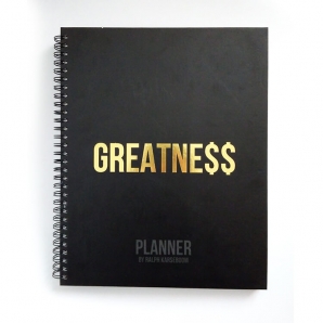 Custom Gold Twin-Wire Binding Planner Notebook