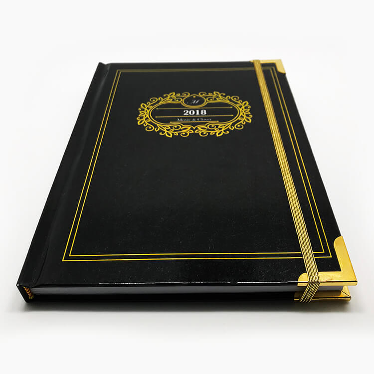 Custom Printed Gold Foil Agenda Diary