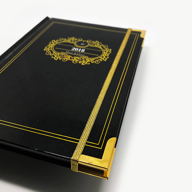 Custom Printed Gold Foil Agenda Diary cheap