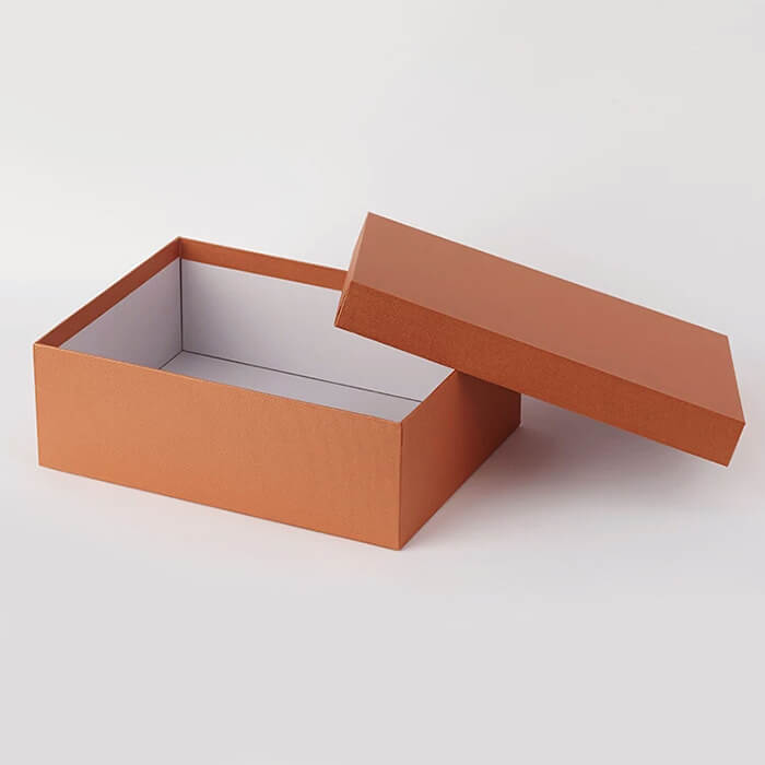 Custom black art paper packing box