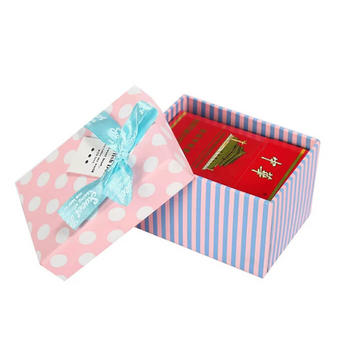 Custom Gift Paper Box With Bow-knot 2019