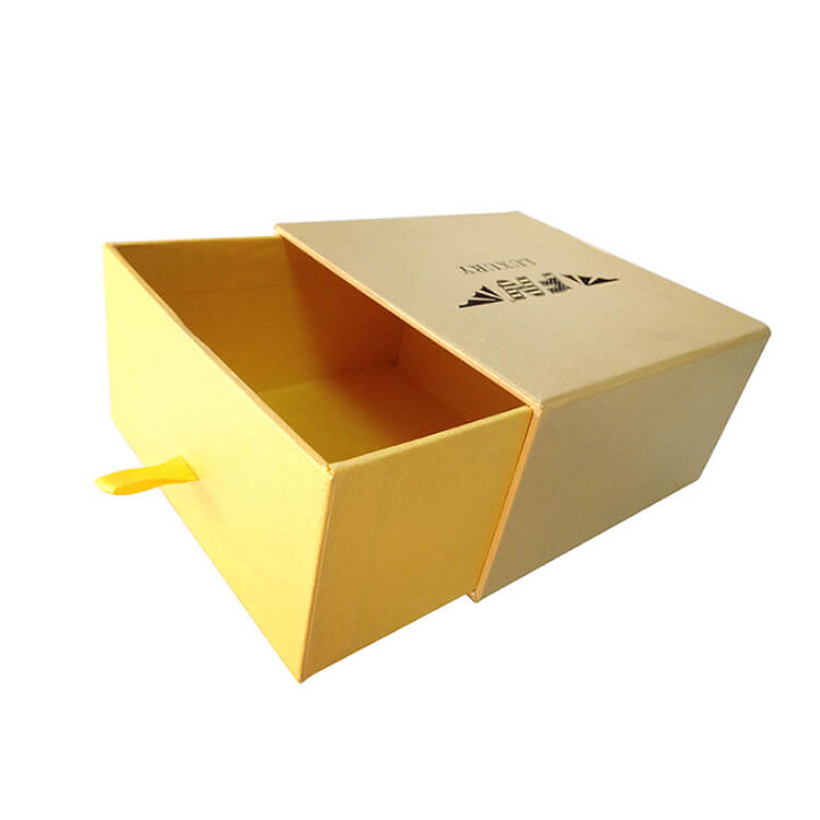 Rigid Cardboard Sliding Drawer Paper Gift Packaging Box 2018