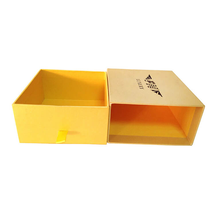 Rigid Cardboard Sliding Drawer Paper Gift Packaging Box with logo