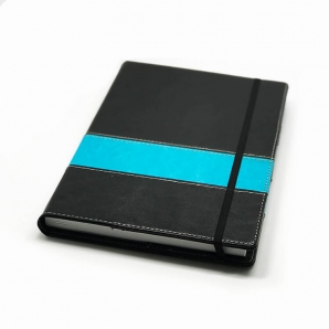 Custom pu leather cover journal notebook printing