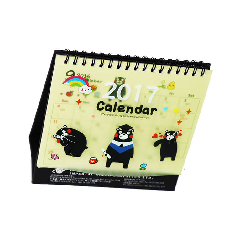 Cheap custom wall calendar desk calendar 2020 printing