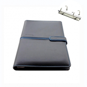  Luxury Leather Bound Journal - Black Leather Executive Journal Notebook