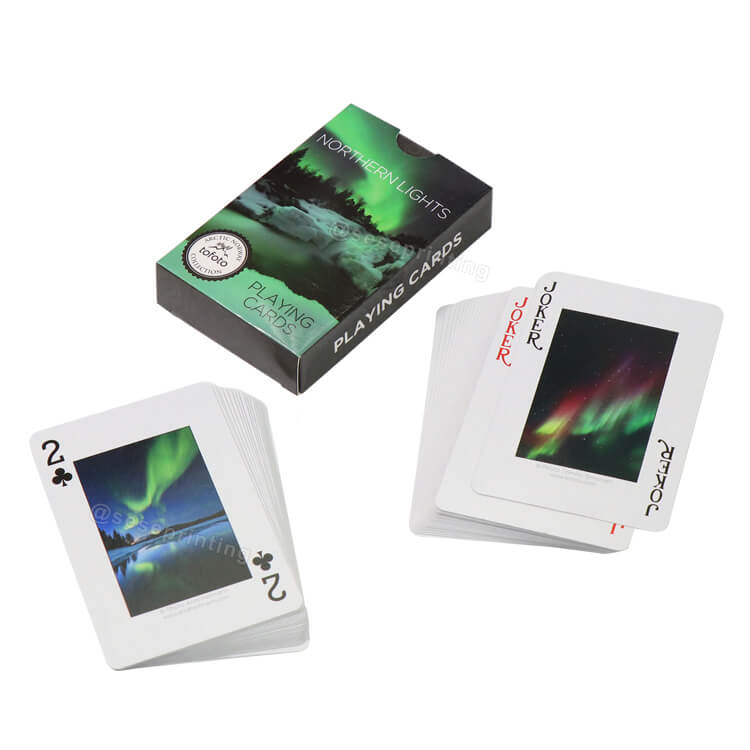 Custom Printing Advertising Paper Poker Playing Cards with Your Own Logo