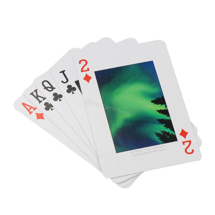 Custom Printing Advertising Paper Poker Playing Cards with Your Own Logo
