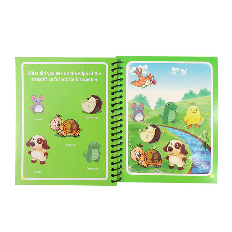 Custom Children Book Colourful Magic Water Drawing Book Writing Doodle Book with Magic Pen