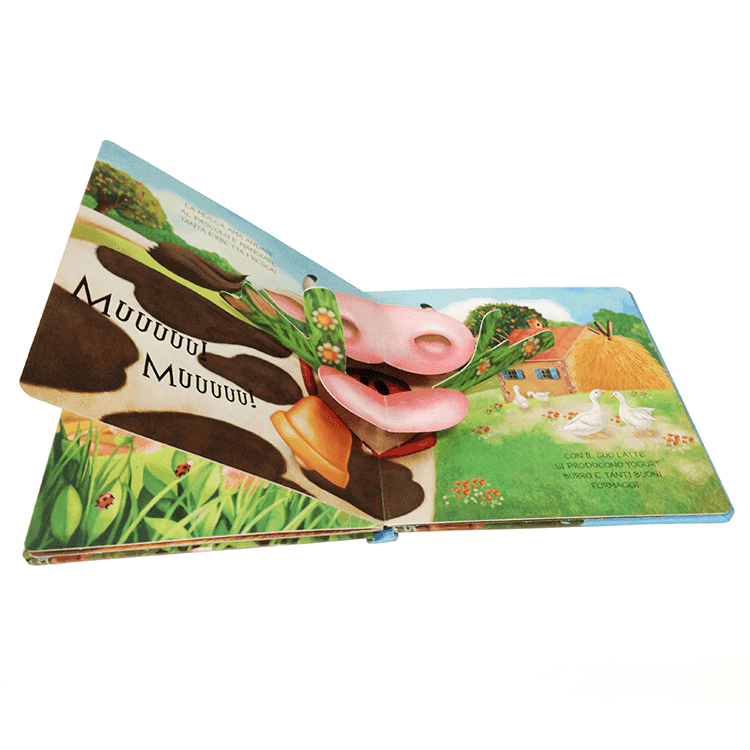 Custom Children 3D Pop-Up Book Hardcover Pop Up Book Printing