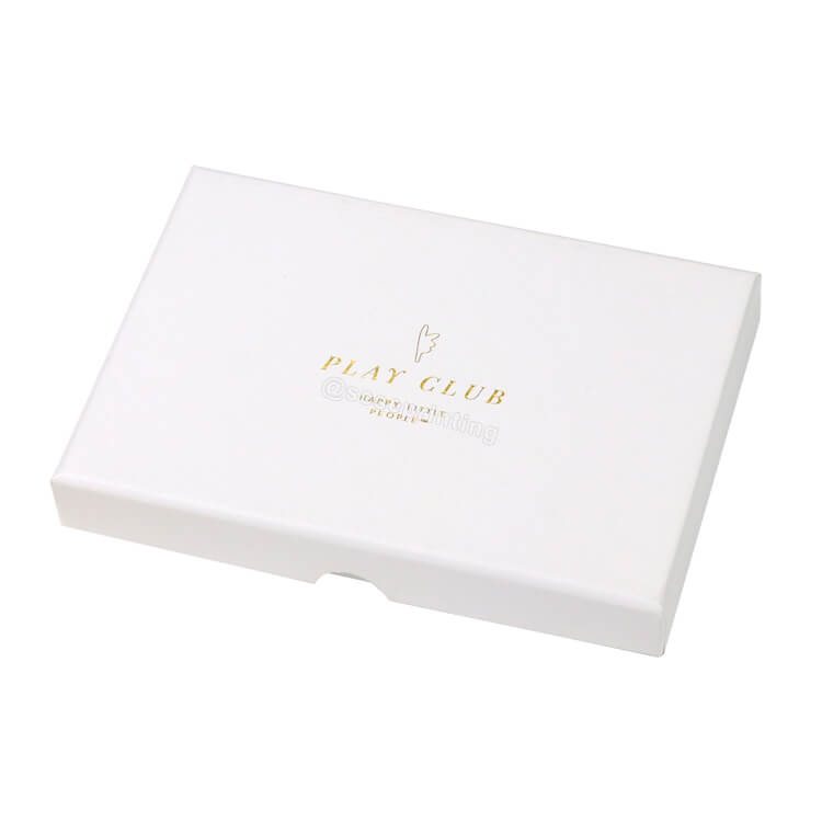 Custom CMYK Printing Gold Foil Stamping Logo Packaging Box Lid and Base Gift Box Cardboard