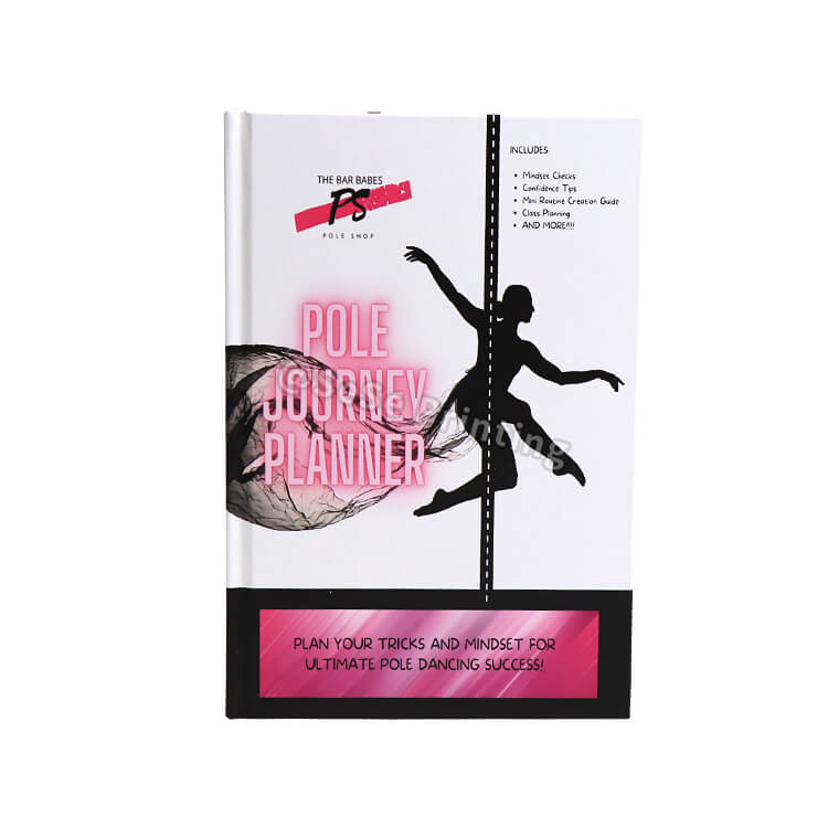 Self Care Journal Custom Girl Pole Dancing Planner Self Love Journal Hardcover Weekly Goal Agenda Planner