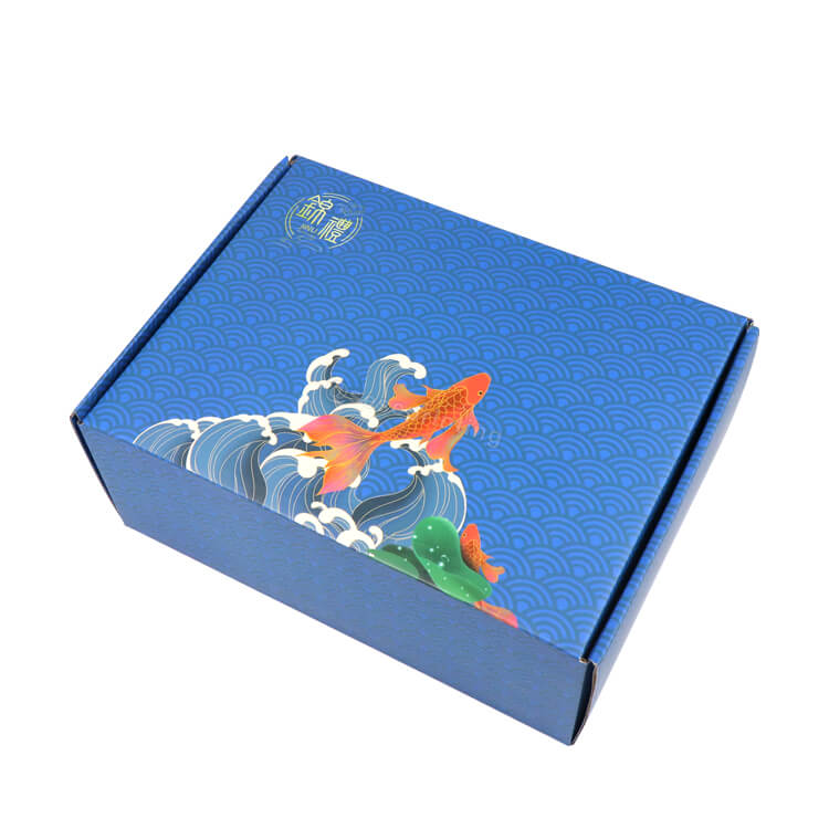 Custom Logo Full Color Gift Corrugated Packaging Mailer Box Shipping Box