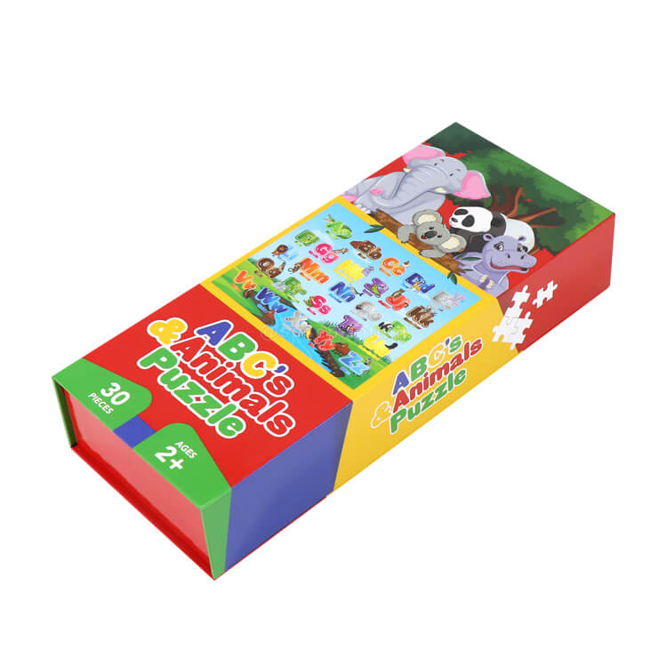 Custom Logo Rigid Cardboard Packaging Box Magnetic Closure Children Gift Box