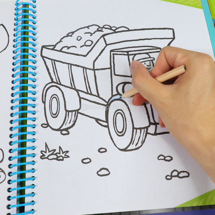 Custom Children Book Printing Kids Activity Coloring Drawing Doodling Book