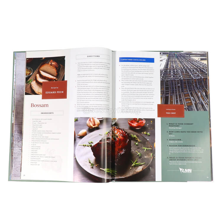 Custom Your Own Design Recipe Book Cook Book Printing Hardcover